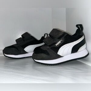 PUMA Unisex shoes toddler kid St Runner Hook Loop Sneaker size 4c boys girls EUC